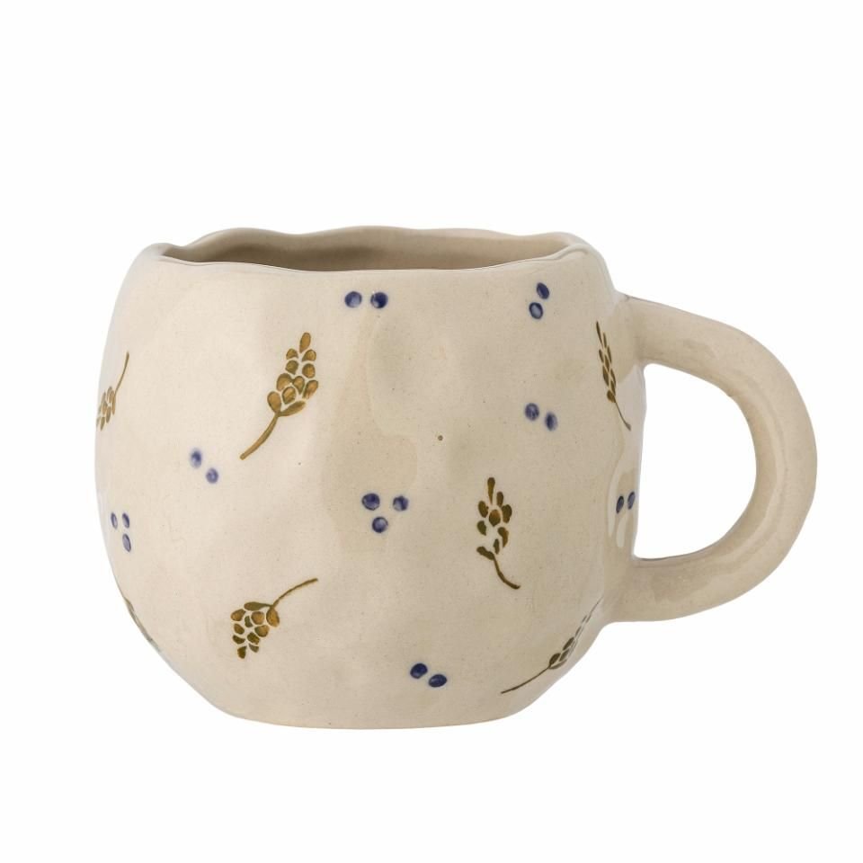 Pippine Tasse, Weiß, Steingut