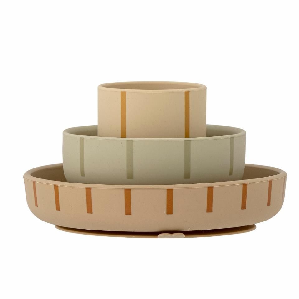 Levi Geschirr-Set, Grün, Silikon